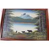 Image 2 : framed bear painting