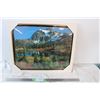 Image 1 : Framed mountain photo - new in box