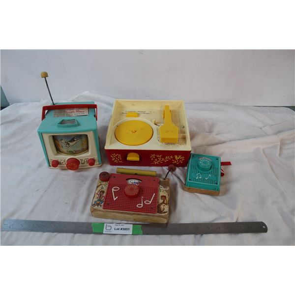 Vintage musical fisher price toys