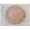 Image 3 : Pink Depression glass type fruit bowl with grape pattern