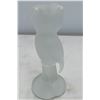 Image 2 : Frosted Glass Owl Sculpture - Small chip on head