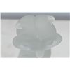 Image 3 : Frosted Glass Owl Sculpture - Small chip on head