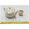 Image 1 : Vintage Sadler England Teapot + matching creamer