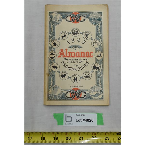 1945 Almanac Book