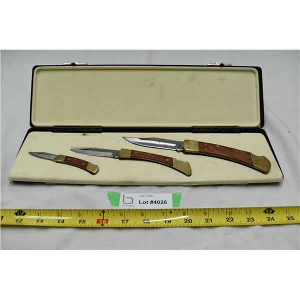 Olympia 3-Piece Pocket Knife Set