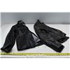 Black & Brown Female Leather Jackets - Sizes M & 8