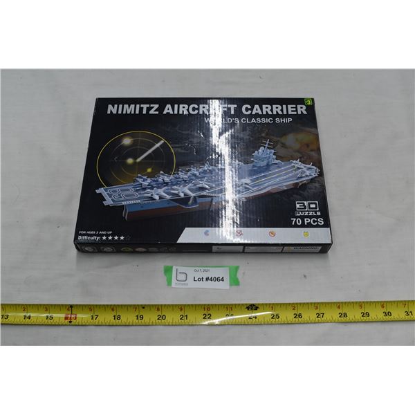 Nimitz Aircraft Carrier 3D Puzzle – Sealed in box