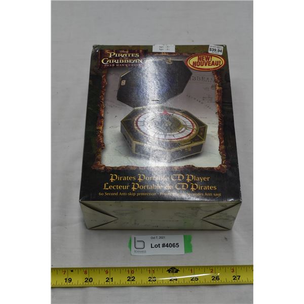 Pirates of The Caribbean Portable CD Player