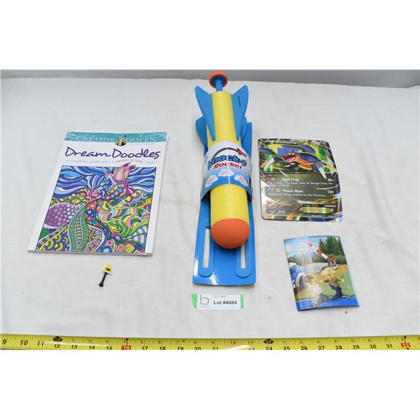 Garchomp Giant Pokemon Card, Knock-It Rocket, Colouring book