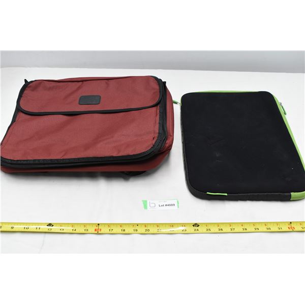 Pyrex Portable Dish Bag, Padded Green Laptop Pouch