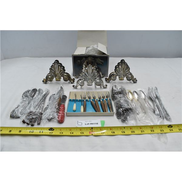 Buffet Caddies w/ Assorted Cutlery