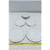 Image 1 : 4 Plates, 1 Oven Dish – Fine China & Porcelain