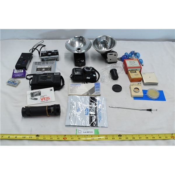 2X The Money – Assorted Lot of Camera’s and Camera Equipment