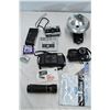 Image 3 : 2X The Money – Assorted Lot of Camera’s and Camera Equipment