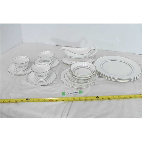 3 Piece Royal Doulton Set (some mixed pieces) with gravy bowl + plate