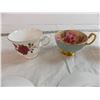 Image 12 : 3 Cup & Saucer Pairs – Queen Anne, Aynsley, misc