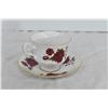 Image 2 : 3 Cup & Saucer Pairs – Queen Anne, Aynsley, misc