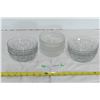 Image 1 : 6 Clear Glass Bowls & 4 Smoky Glass Bowls