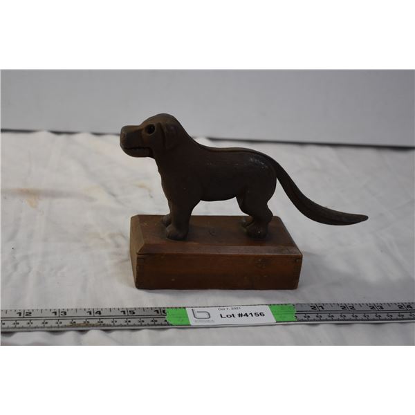 Vintage Cast Iron Dog Nutcracker
