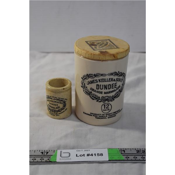 Vintage Marmalade Pottery Jars
