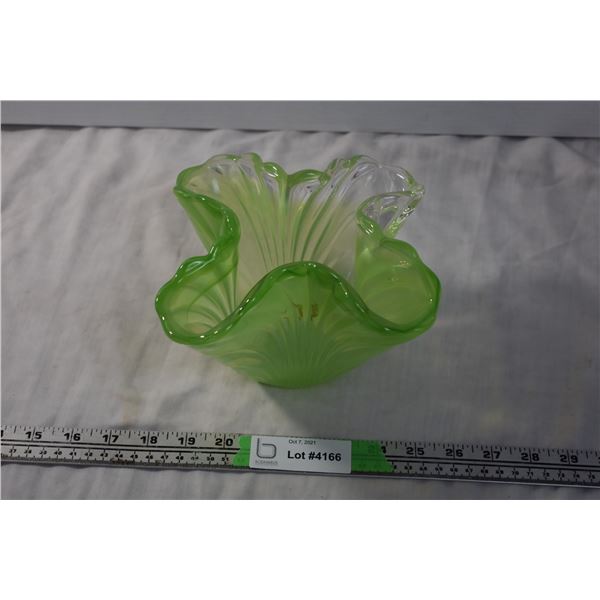 Radiation Glass (?) Art Vase