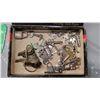Image 1 : Cigar Box with Antique Keys - some skeleton keys?