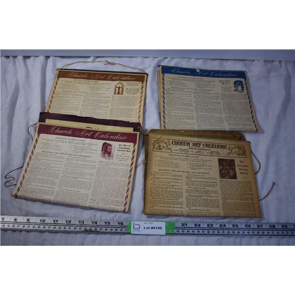 Vintage Christian Art Calendars