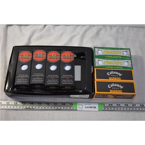 Various Golf Balls