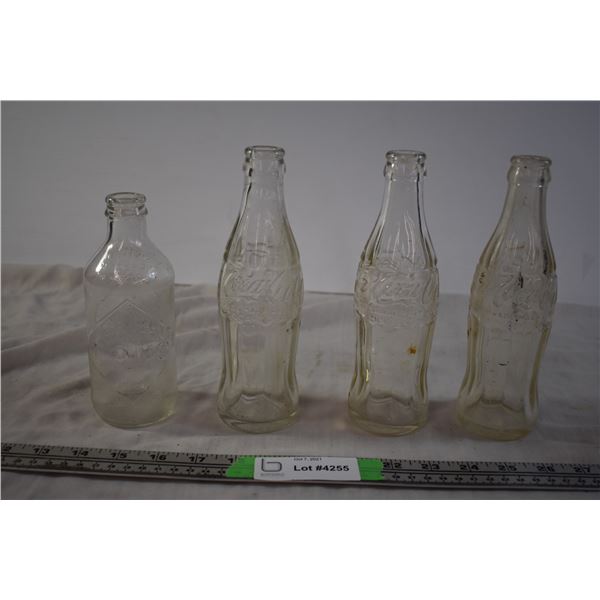 1952, 1960, and 1961 Coca-Cola Bottles