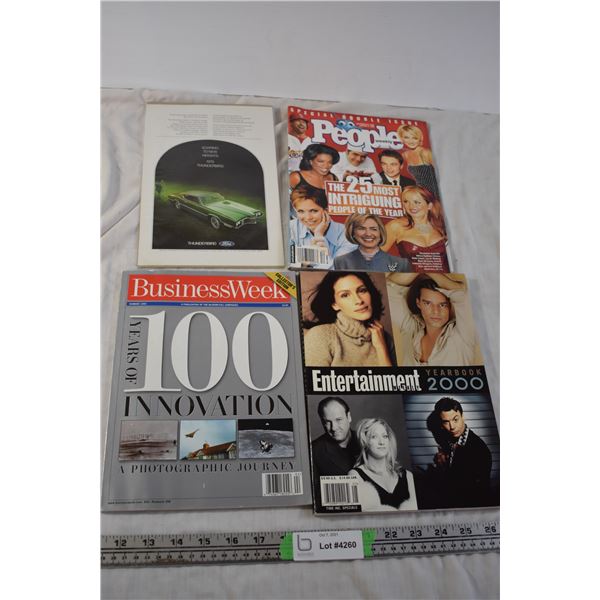 Late 90s/Early 2000s Magazine and 1970 Ford Thunderbird Magazine Cutout
