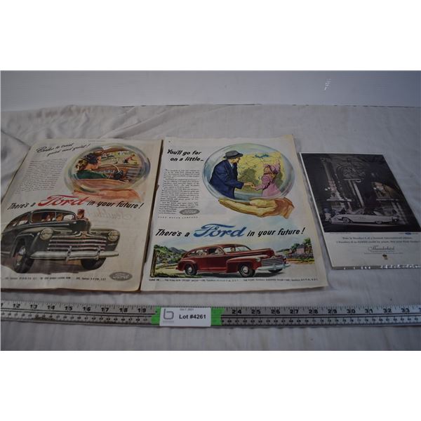 Vintage Ford Magazine Cutouts