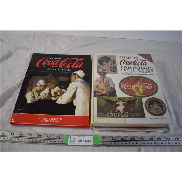 1994 Coca-Cola Collectibles Price Guide + 1998 Coca-Cola Serving Tray Book