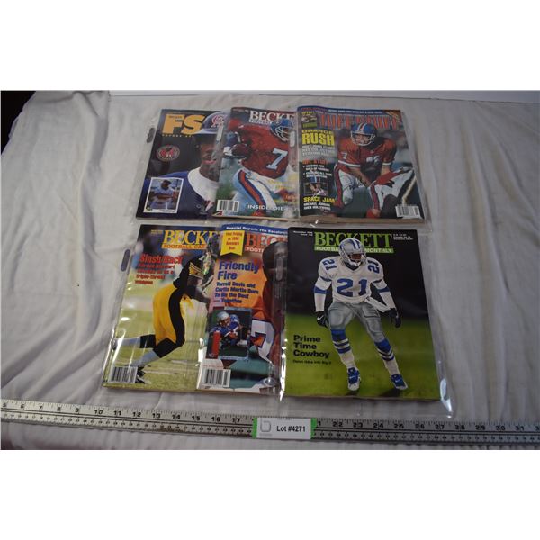 Football and Baseball Magazines