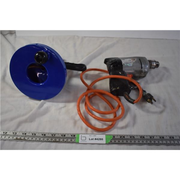 Power Drill and Drain Cleaning Snake