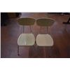 Image 1 : 2 Vintage Wescab Plastic and Metal Chairs