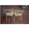 Image 2 : 2 Vintage Wescab Plastic and Metal Chairs