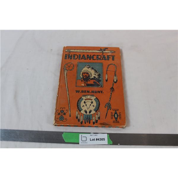 "IndianCraft" vintage book - by W. Ben Hunt