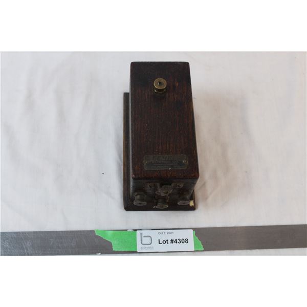 LEMKE Electric Co. - Possibly Vintage wooden battery?