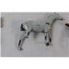 Image 4 : Cast-iron (lead?) vintage horse miniatures