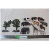 Image 1 : Antique Cast-metal zoo animal miniatures