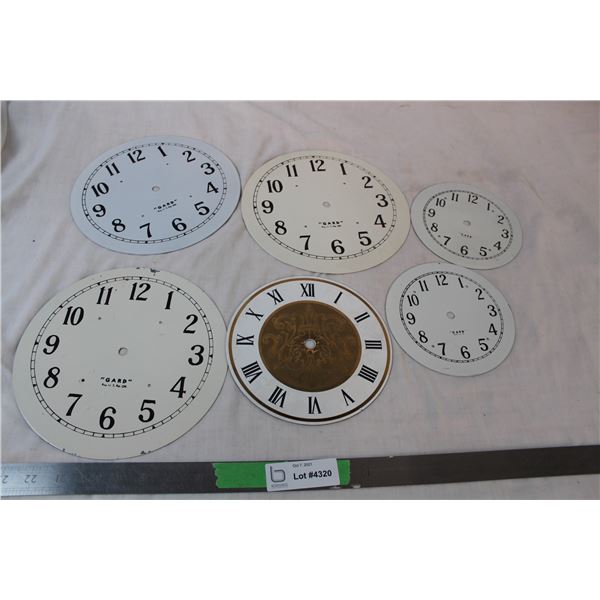 Clock face plates