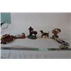 Image 1 : Antique ceramic figures and toy cars