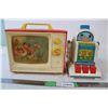 Image 1 : Talking tutor Robot + Fisher price music box
