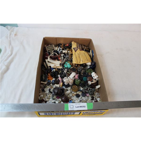 Box of buttons