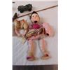 Image 2 : Broken marionette, broken doll with photo, plastic tank
