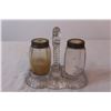 Image 3 : Two Mustache/Shaving cups, salt and pepper shaker with holder