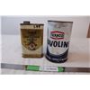 Image 1 : Texaco car wax tin and motor oil (never opened)