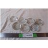 Image 1 : Seven vintage glass table feet, made in Canada