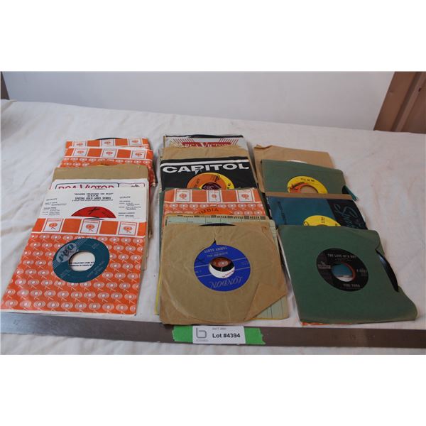 Variety of 45RPM records