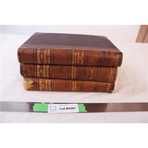 Chemistry and chemical analysis book set